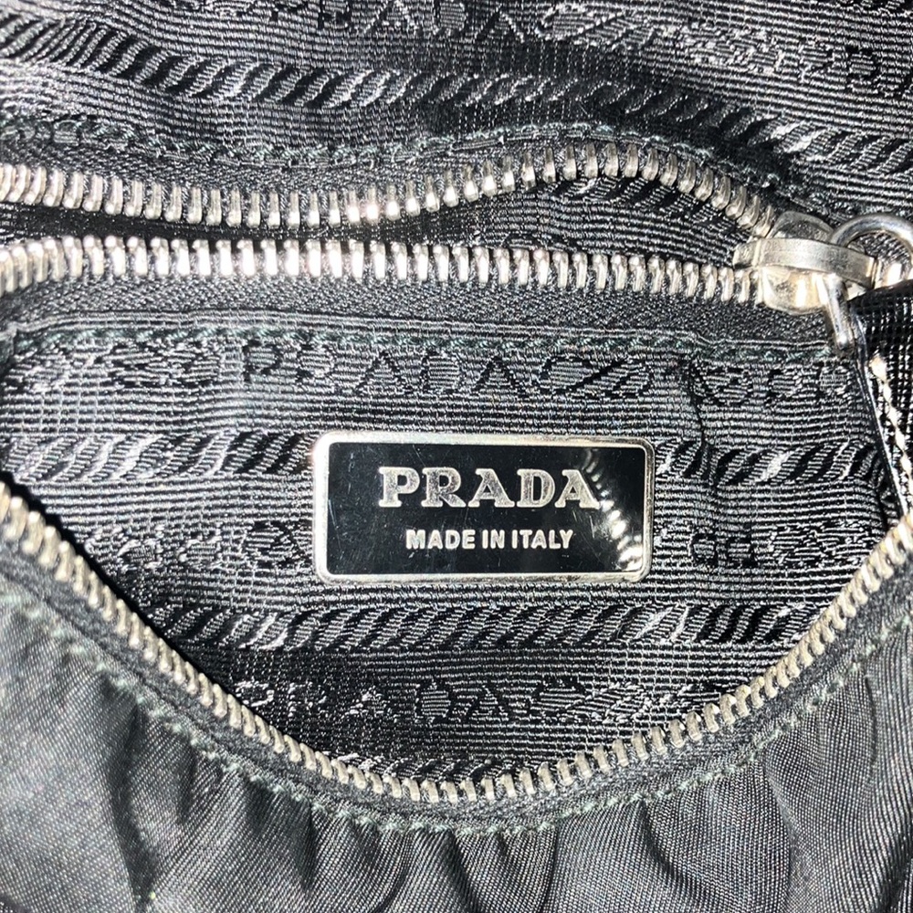 Authentic Prada Black nylon Bag inside tear - Picture 3 of 15